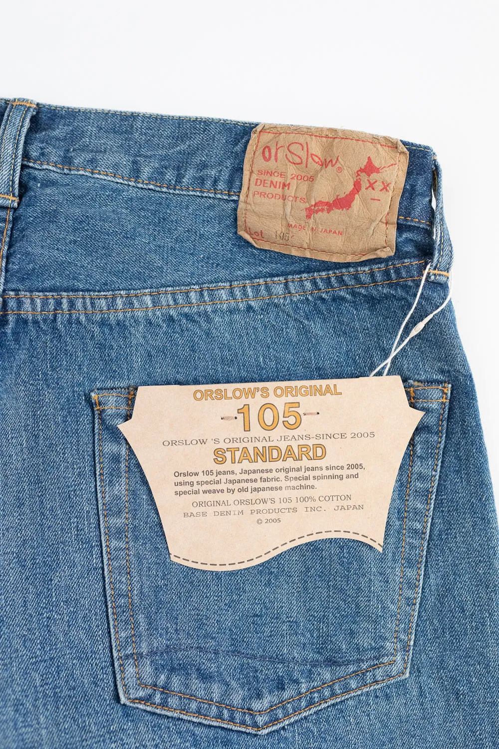 01-1050-84 - 105 - Standard Fit Selvedge Denim - 2 Year Wash