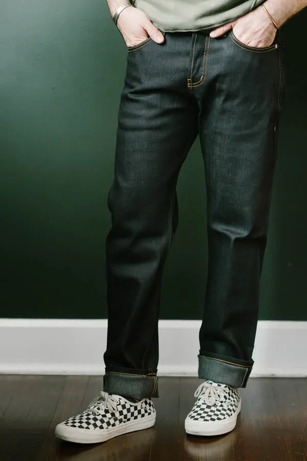 12oz - Deep Indigo Stretch Selvedge - Weird Guy