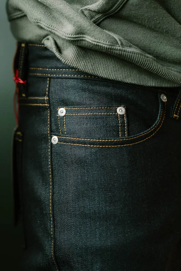 12oz - Deep Indigo Stretch Selvedge - Weird Guy