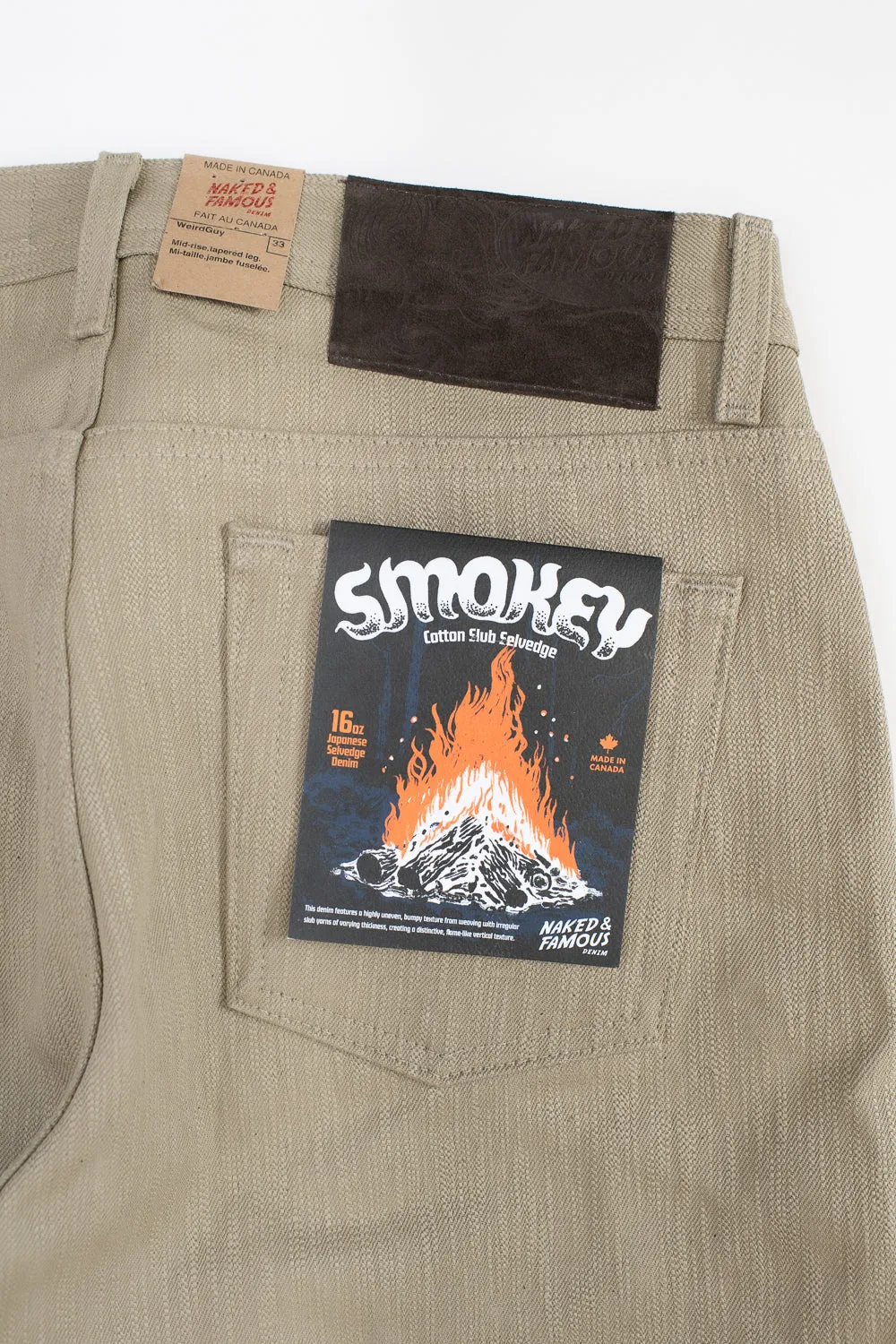 16oz - Smokey Cotton Slub Selvedge - Weird Guy