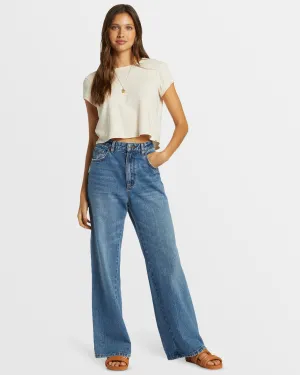 Aaliyah Baggy Denim Pant - Medium Denim