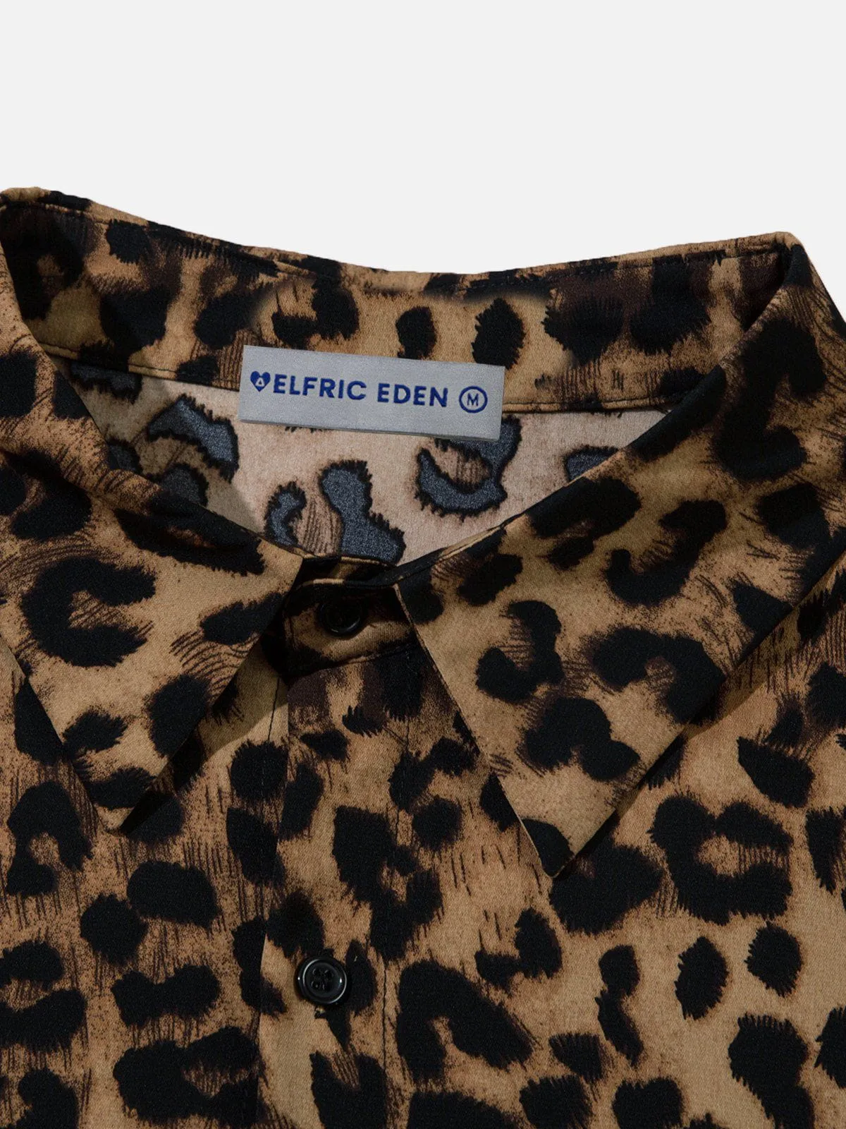 Aelfric Eden Leopard Print Short Sleeve Shirt
