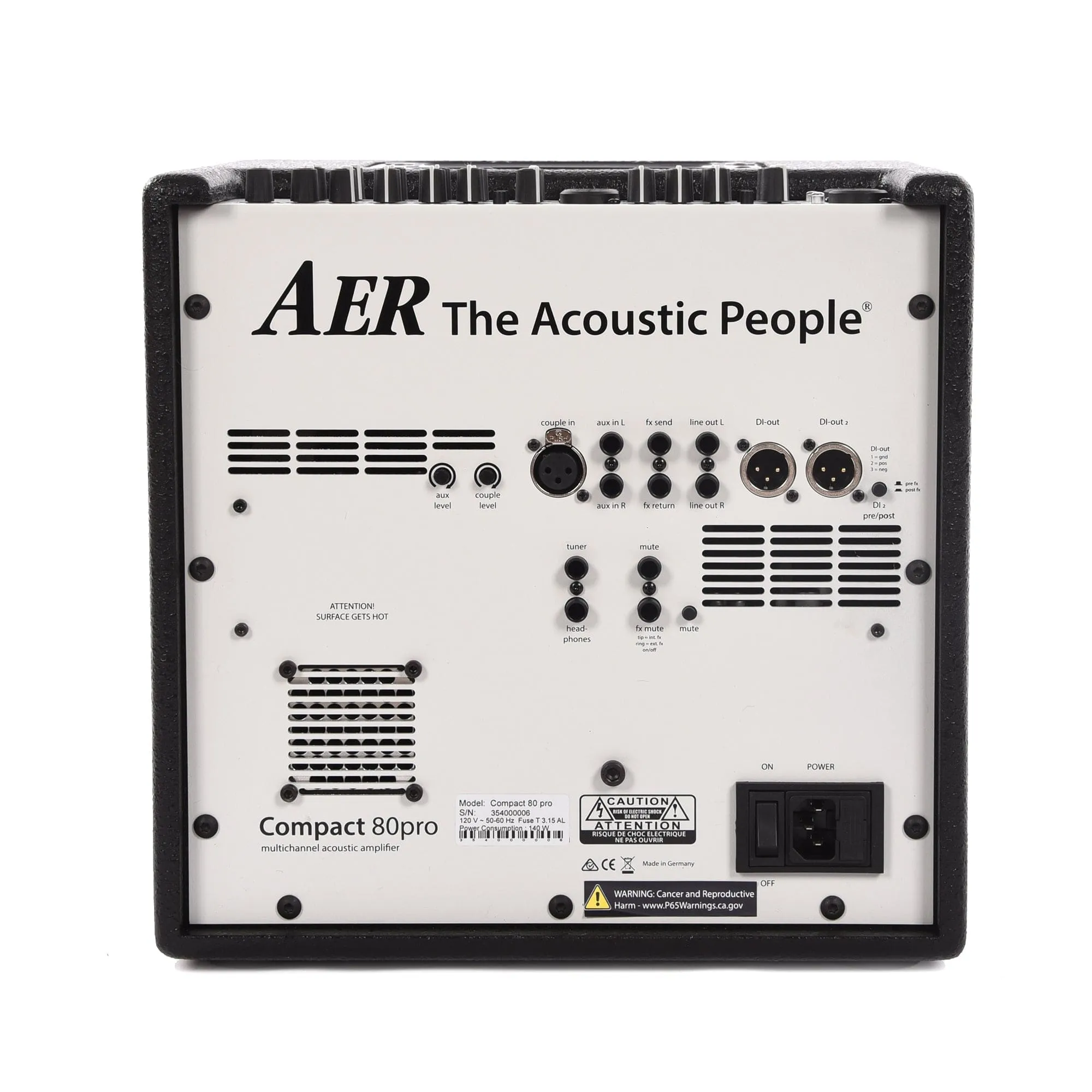 AER Compact-80 80W Acoustic Guitar Combo Amp