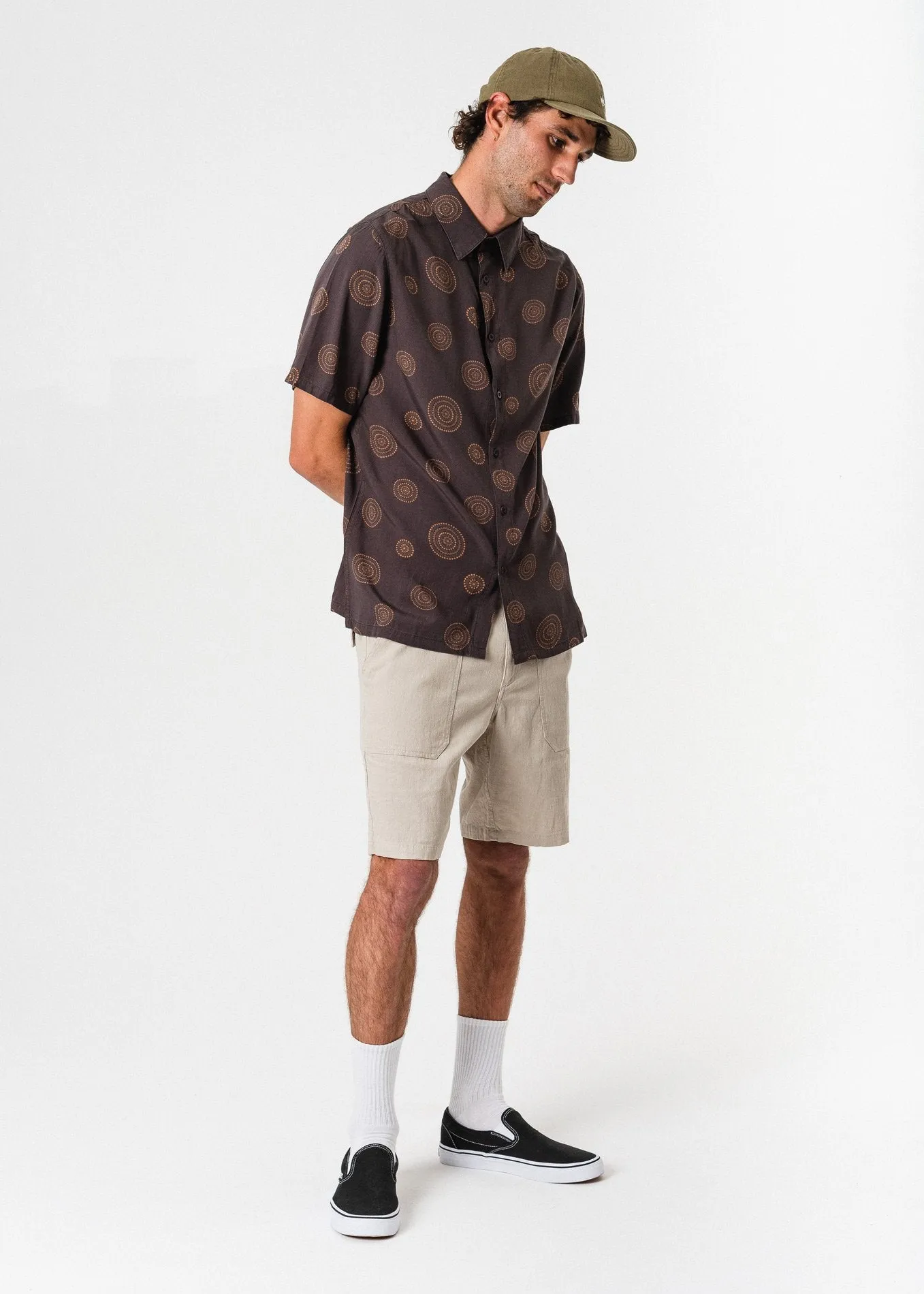 Afends Mens Dreamtime Vol 3 - Short Sleeve Shirt