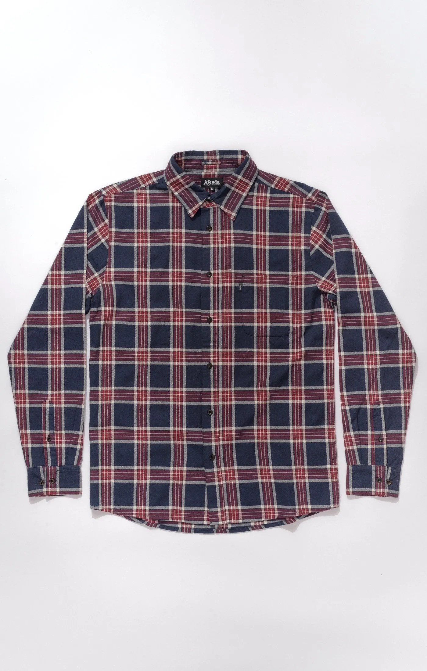 Afends Mens Highlands - Long Sleeve Shirt