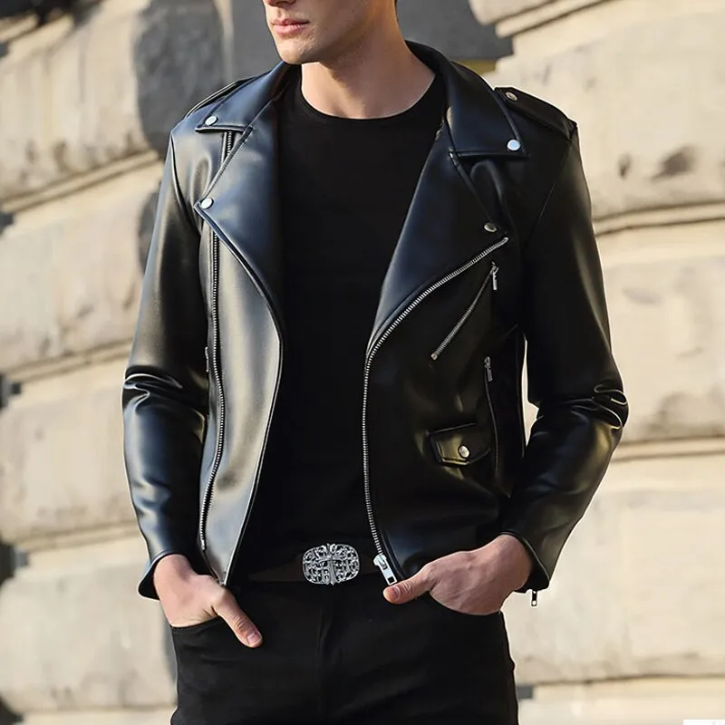 Antonios Motorcycle Leather Jacket