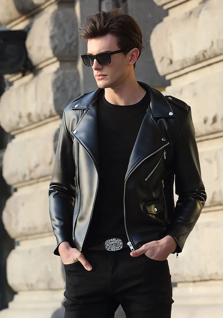 Antonios Motorcycle Leather Jacket