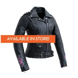 Bloom - Women's Motorcycle Leather Jacket - Extreme Biker Leather