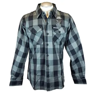 BOL Men's 'Grave Rub' Flannel Long Sleeve Shirt