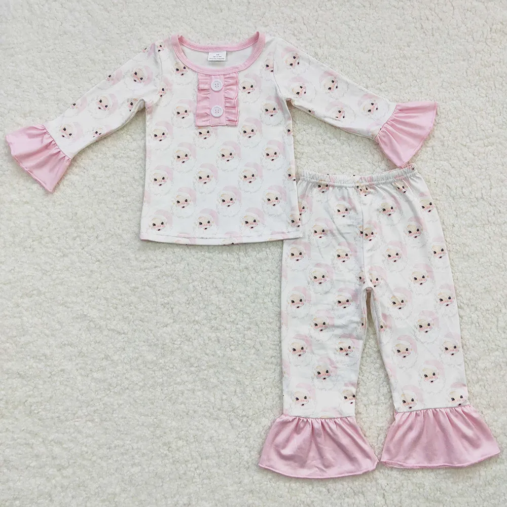 Boutique Baby Girls Pajamas Christmas Sleepwear GLP0695