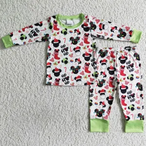 Boutique Boys Pajamas Set Christmas Baby Boy Nightwear BLP0037