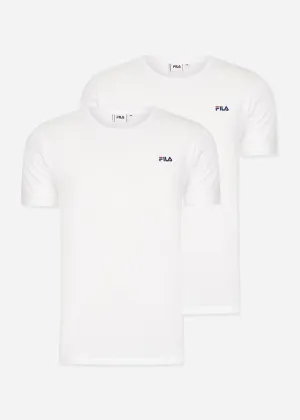 Brod tee 2 pack - bright white