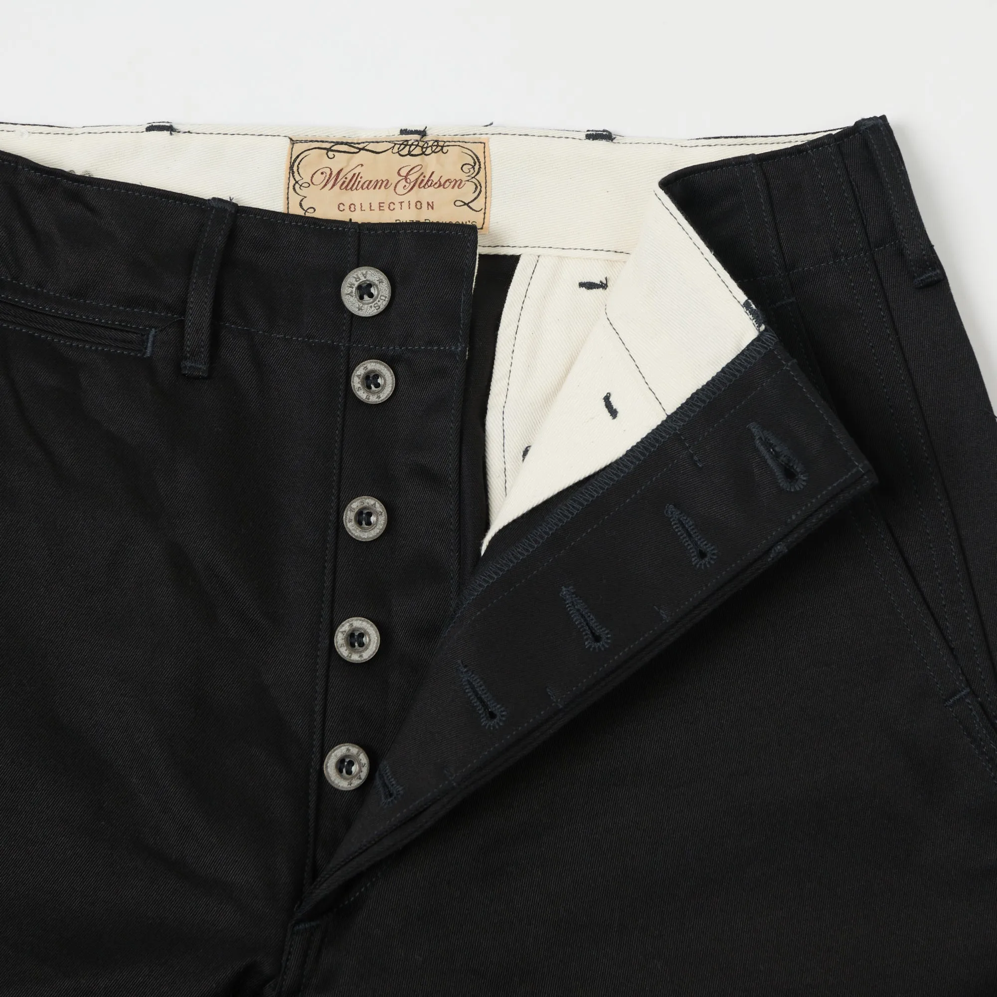 Buzz Rickson's x William Gibson 1942 Model Chino - Black