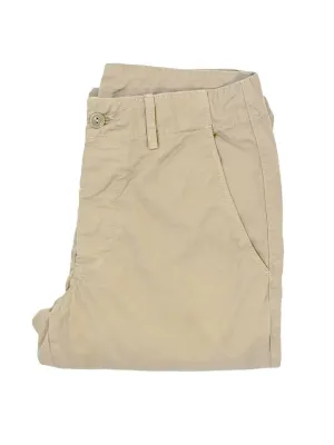 Classic Twill Button Fly Trouser- Khaki