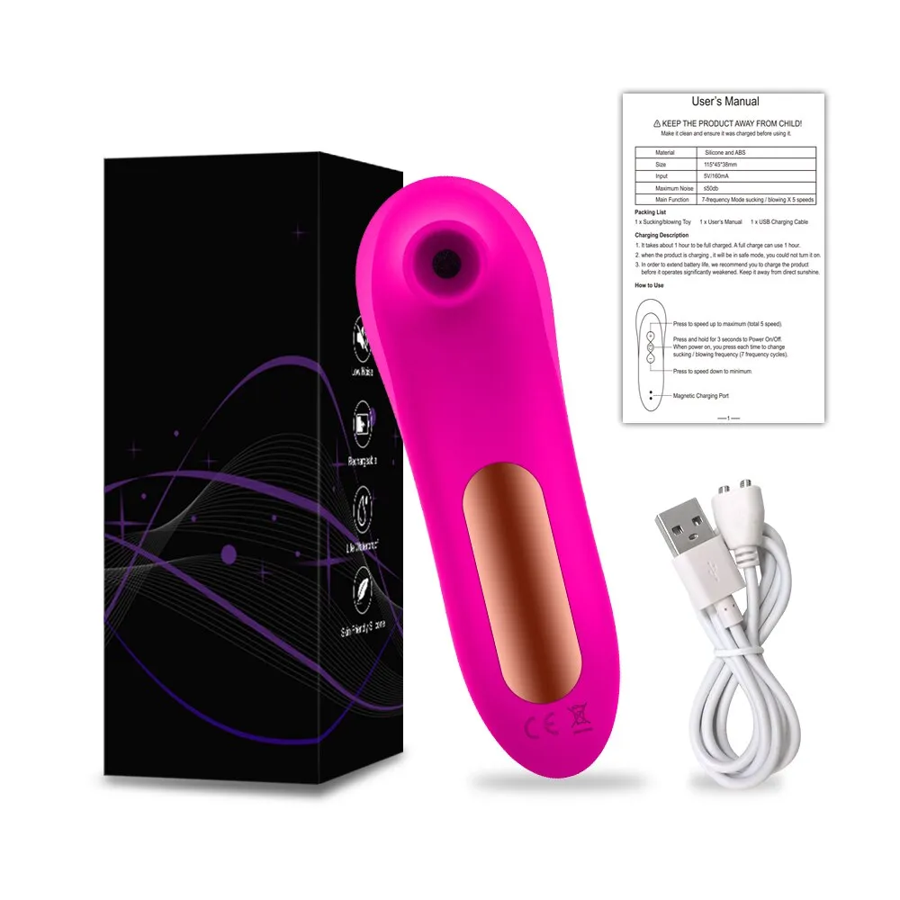 Clit Sucker Vagina Sucking Vibrator Clitoris Vacuum Stimulator Nipple Sex Toys for Women