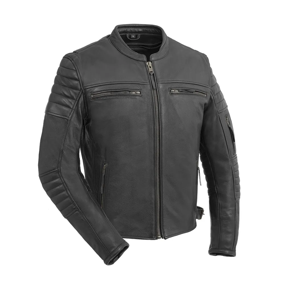 Commuter Men's Motorcycle Leather Jacket