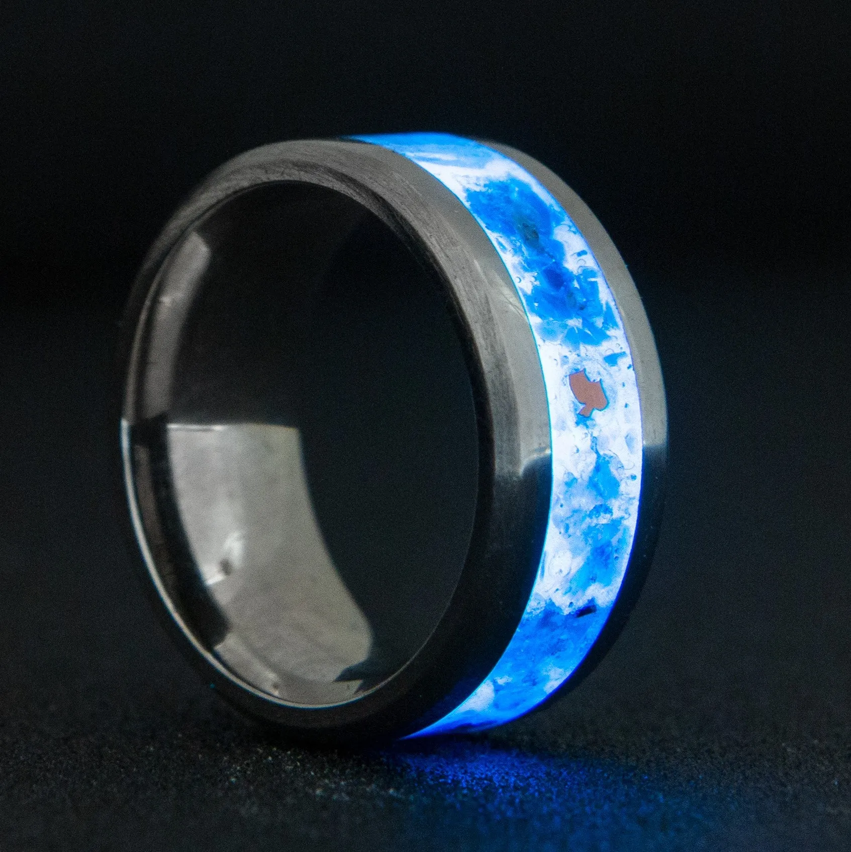 Custom Cobalt Chrome Glowstone Ring