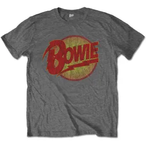 David Bowie Kids Charcoal T-Shirt - Diamond Dogs Logo