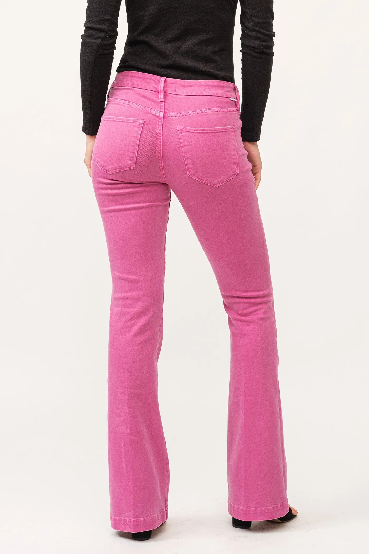 Dear John Rosa High Rise Flare Leg Pant in Dahila Mauve