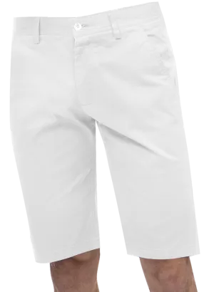 EJ Samuel White Chino Short Pants CHS01