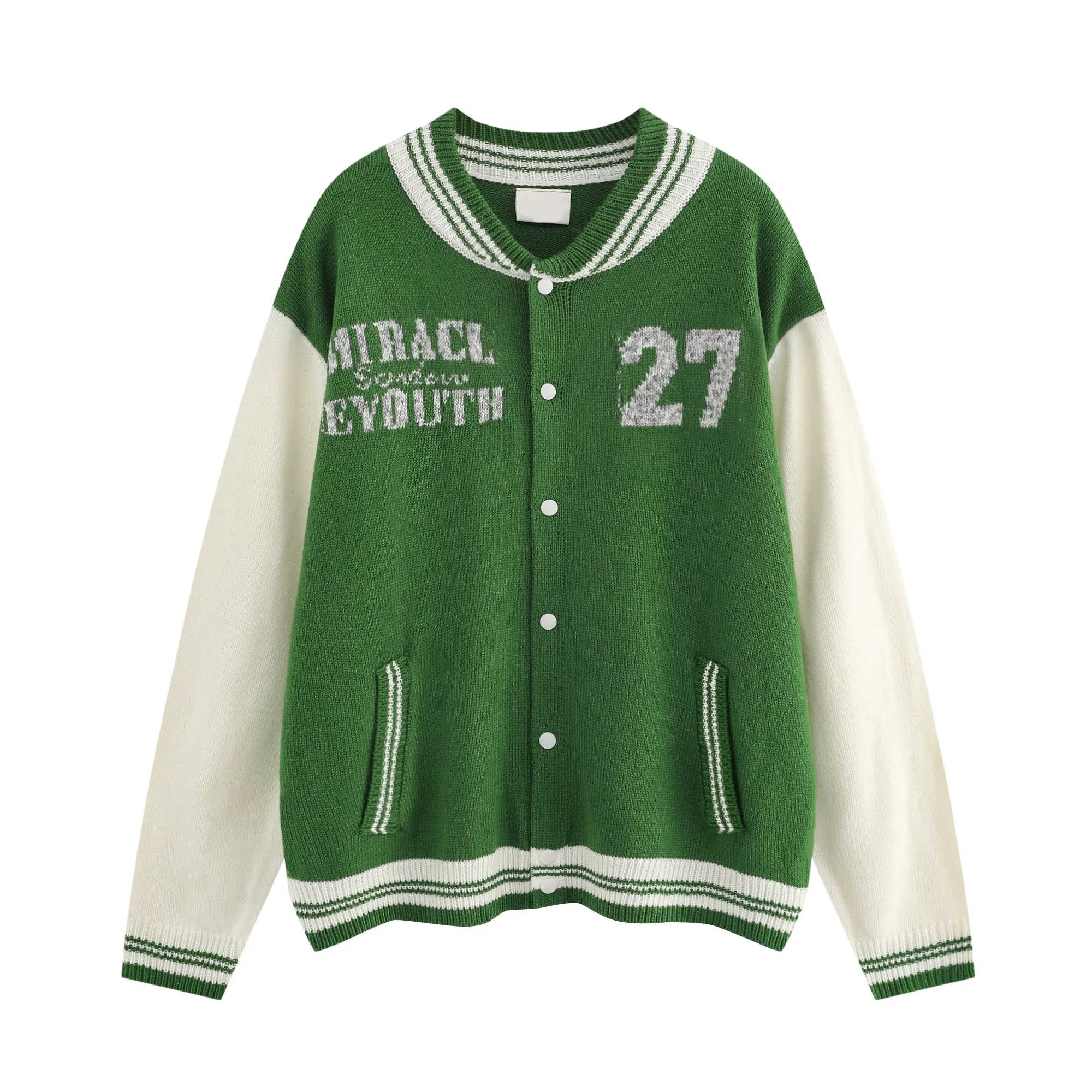 Faire Echo Trendy Lazy Vibe Baseball coat