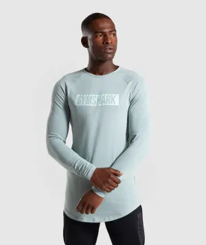 Gymshark Block Long Sleeve T-Shirt - Light Blue