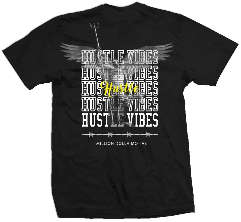 Hustle Vibes - Black T-Shirt