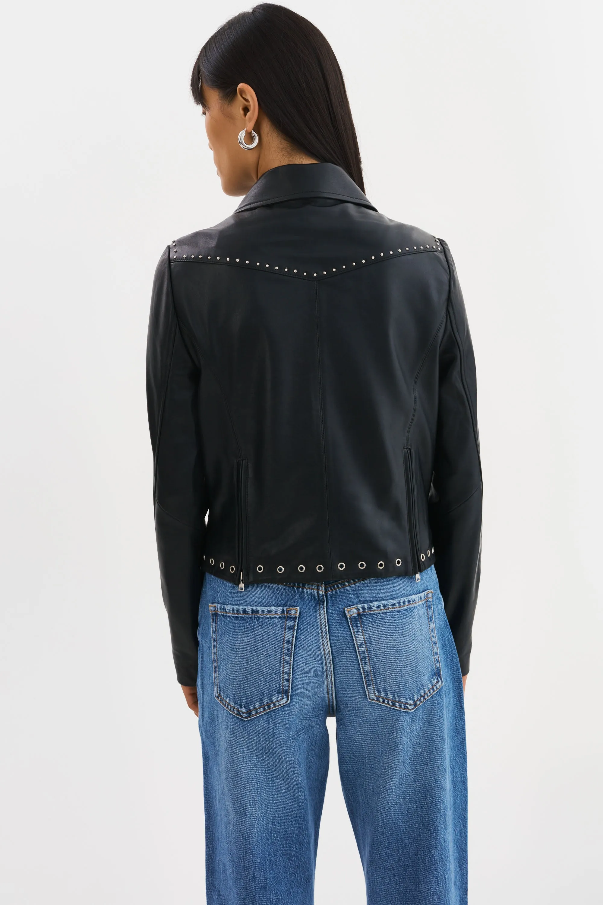 IDETTA | Leather Biker Jacket