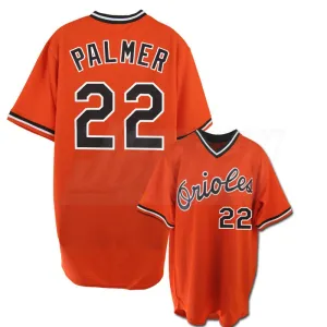 Jim Palmer Baltimore Orioles Orange Throwback Jersey