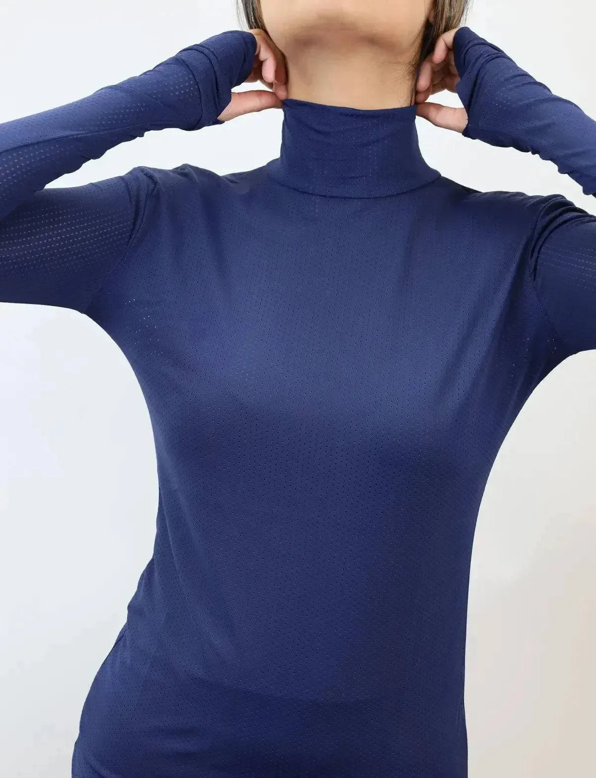 Kismet - "Alexa AIR" Turtleneck Shirt UV with Thumbhole