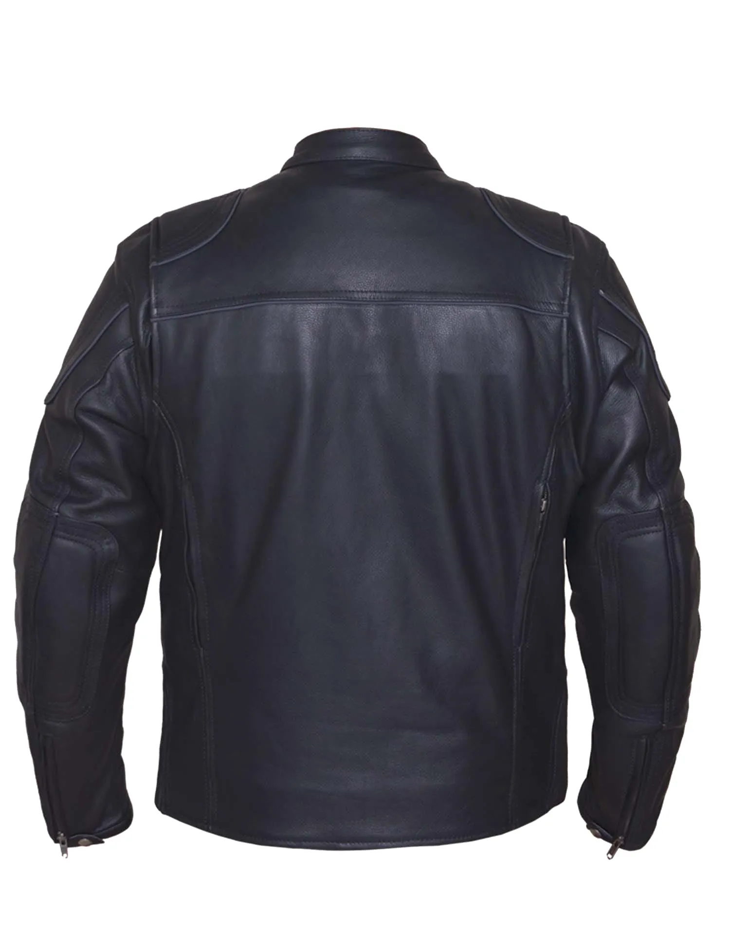 Men's Premium Leather Motorcycle Jacket