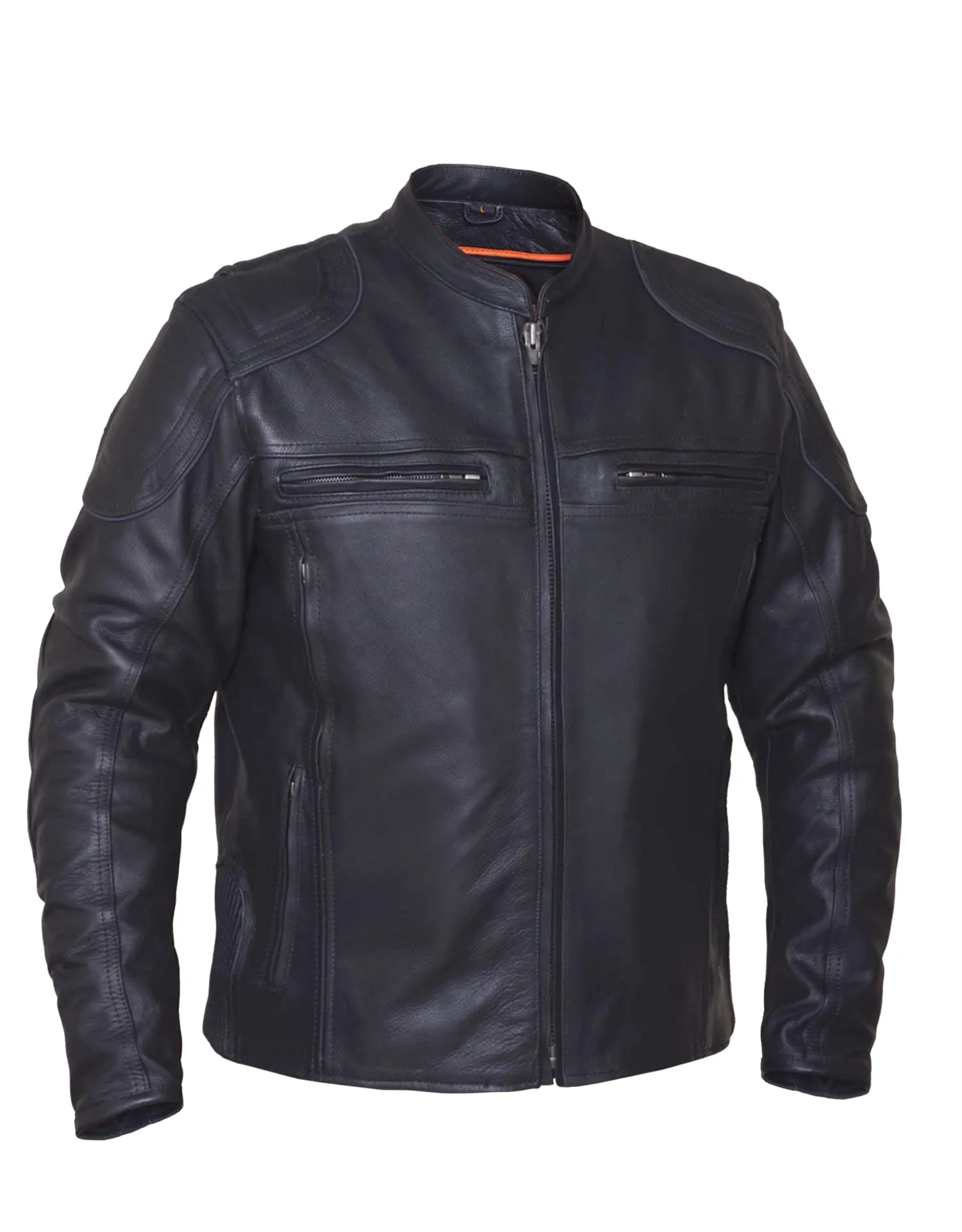 Men's Premium Leather Motorcycle Jacket