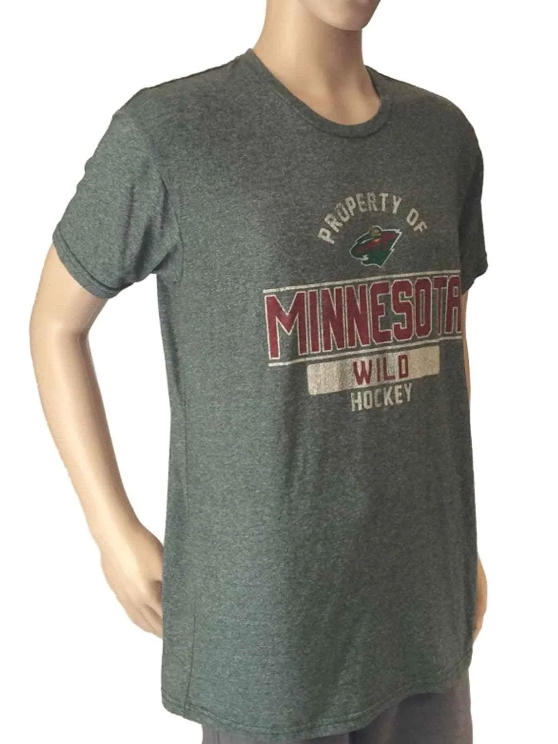 Minnesota Wild Retro Brand Green Red Vintage Style NHL T-Shirt