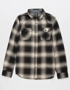 Monterey LS Flannel Black