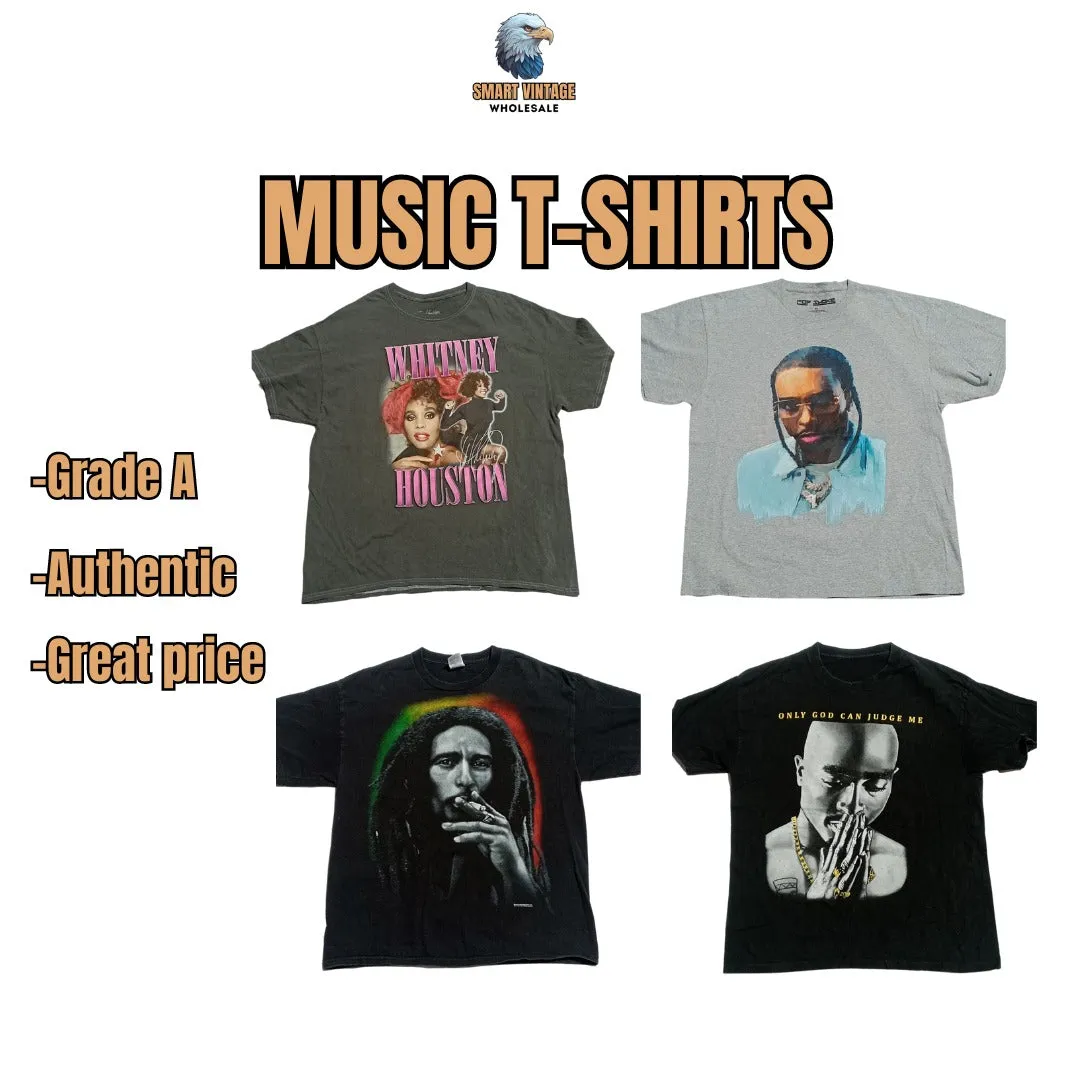 Music T-Shirts 28 pieces