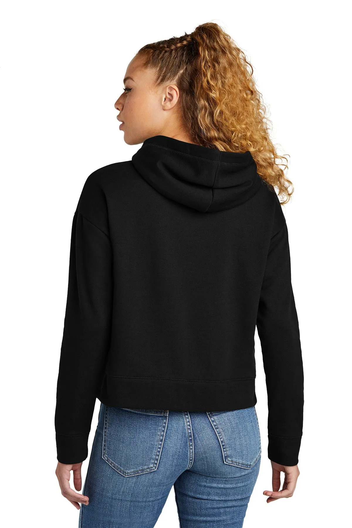 New Era Ladies Comeback Fleece Customized Hoodies, Black