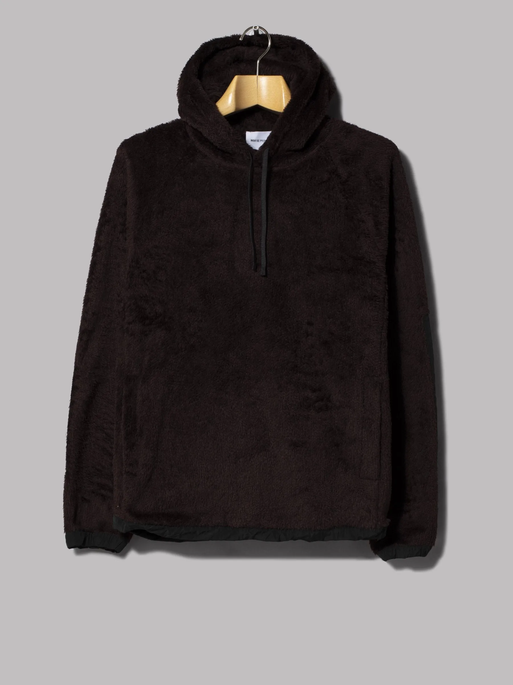 Norse Projects Tycho Hooded Fleece (Mulberry Red)