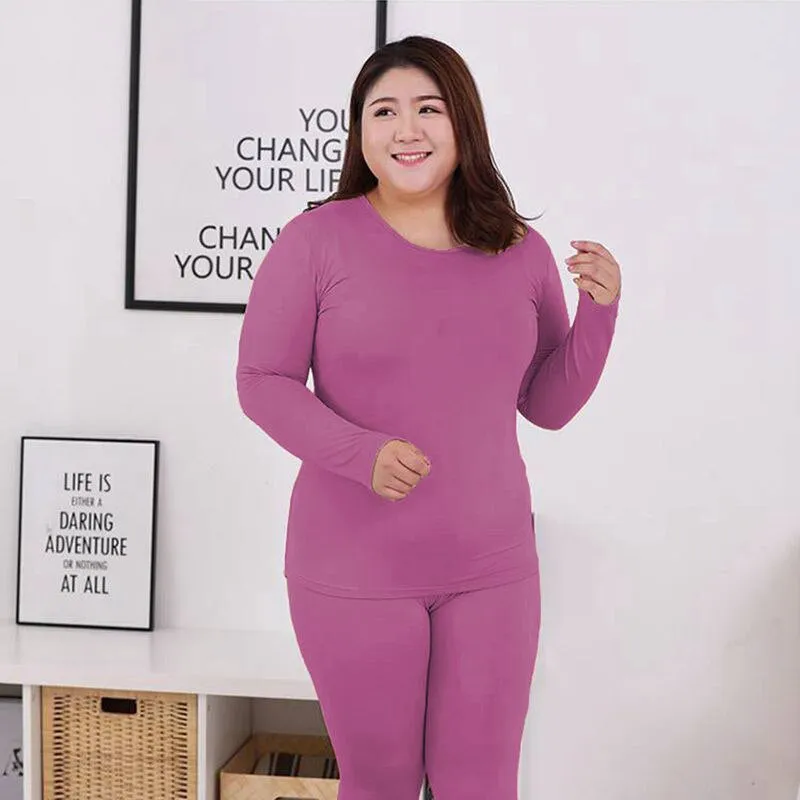 Plus Size Warm Thermal Tracksuits for Women