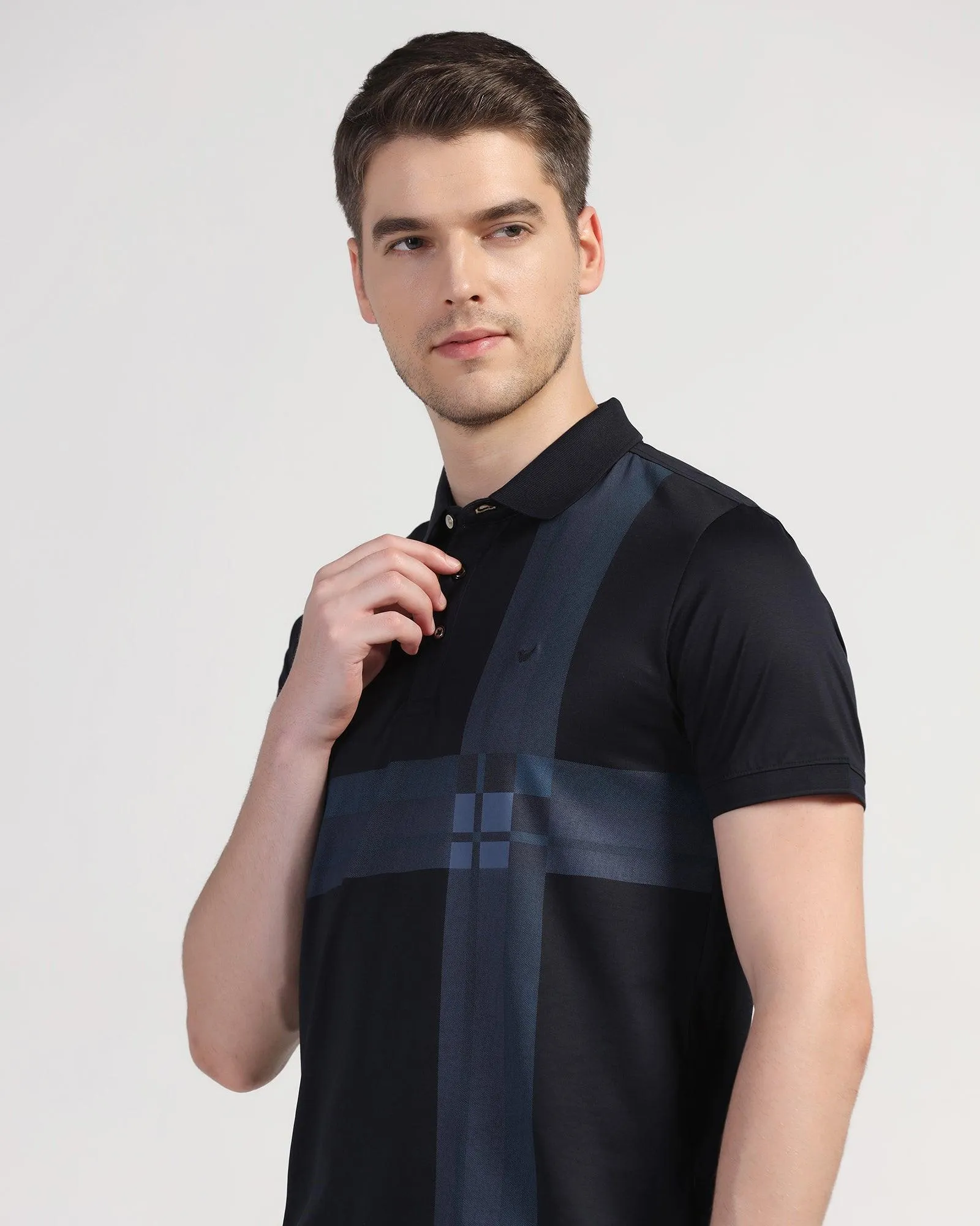 Polo Navy Printed T-Shirt - Jaime