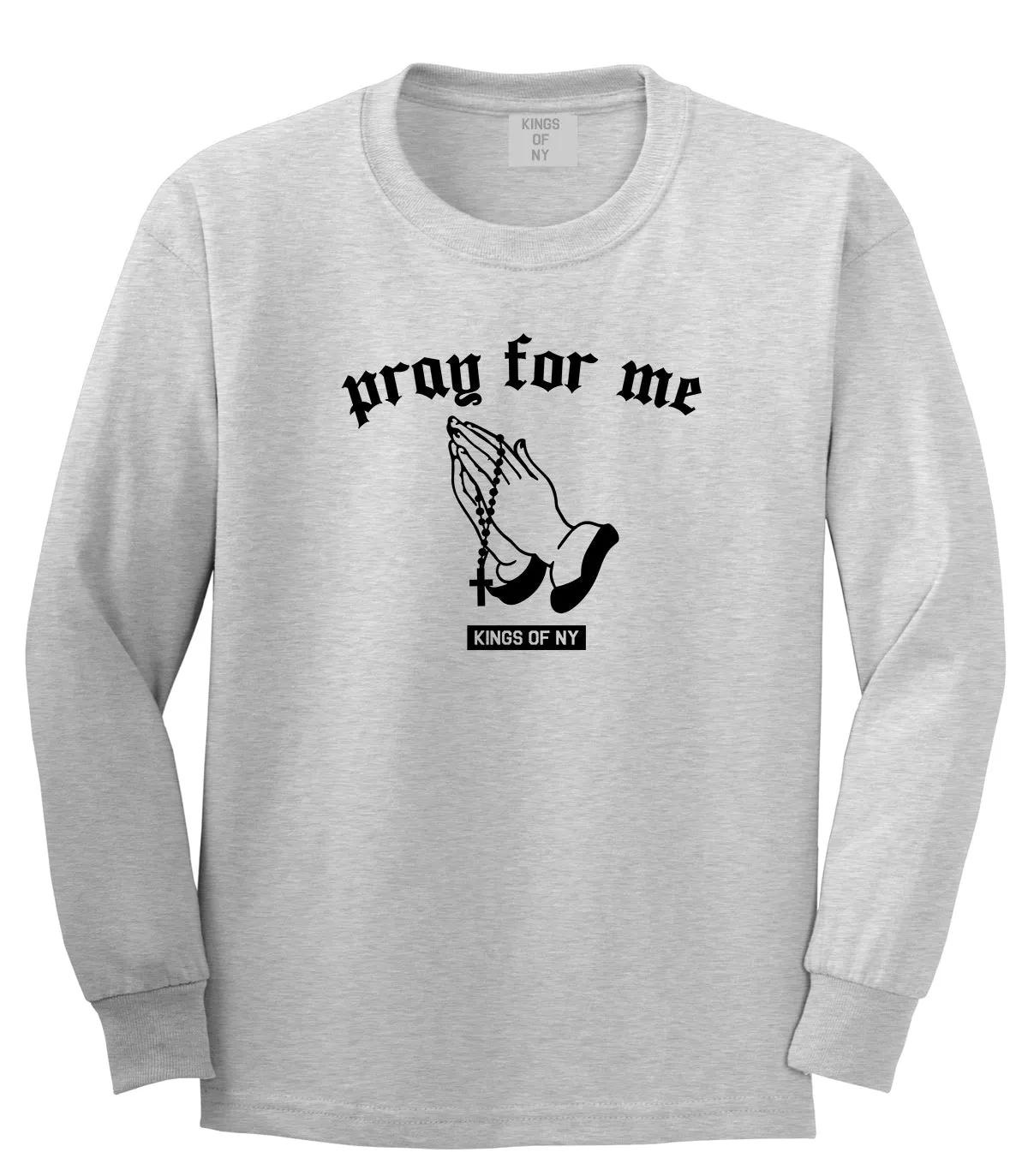 Pray For Me Mens Long Sleeve T-Shirt