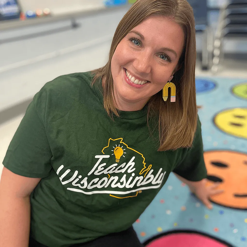 "Teach Wisconsinbly" Green T-Shirt