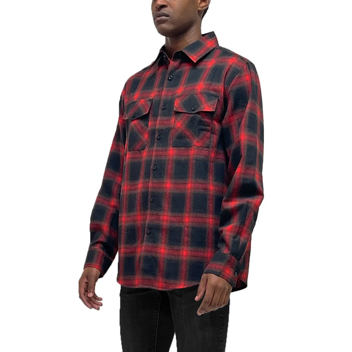 Red Checkered Flannel Shirt