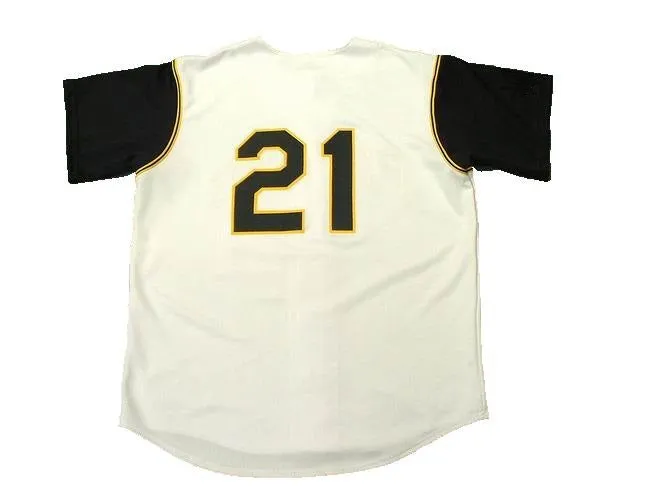 Roberto Clemente Pittsburgh Pirates Home Throwback Jersey