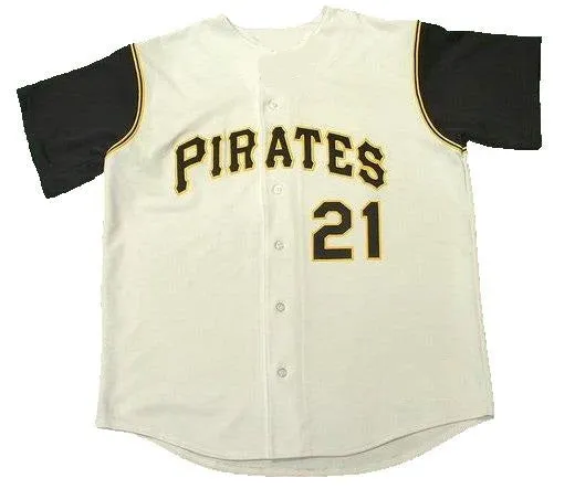 Roberto Clemente Pittsburgh Pirates Home Throwback Jersey