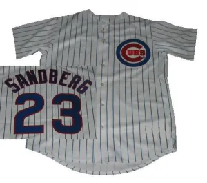 Ryne Sandberg Chicago Cubs Home Button Down Jersey