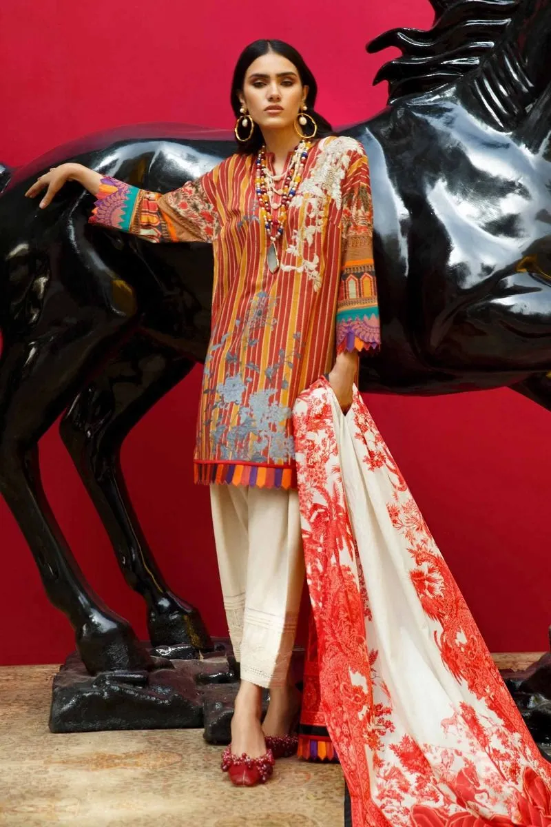 Sana Safinaz Mahay Lawn Collection 2020 – 9B-Bg