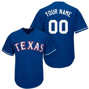 Texas Rangers Customizable Pro Style Baseball Jersey - 3 Styles Available