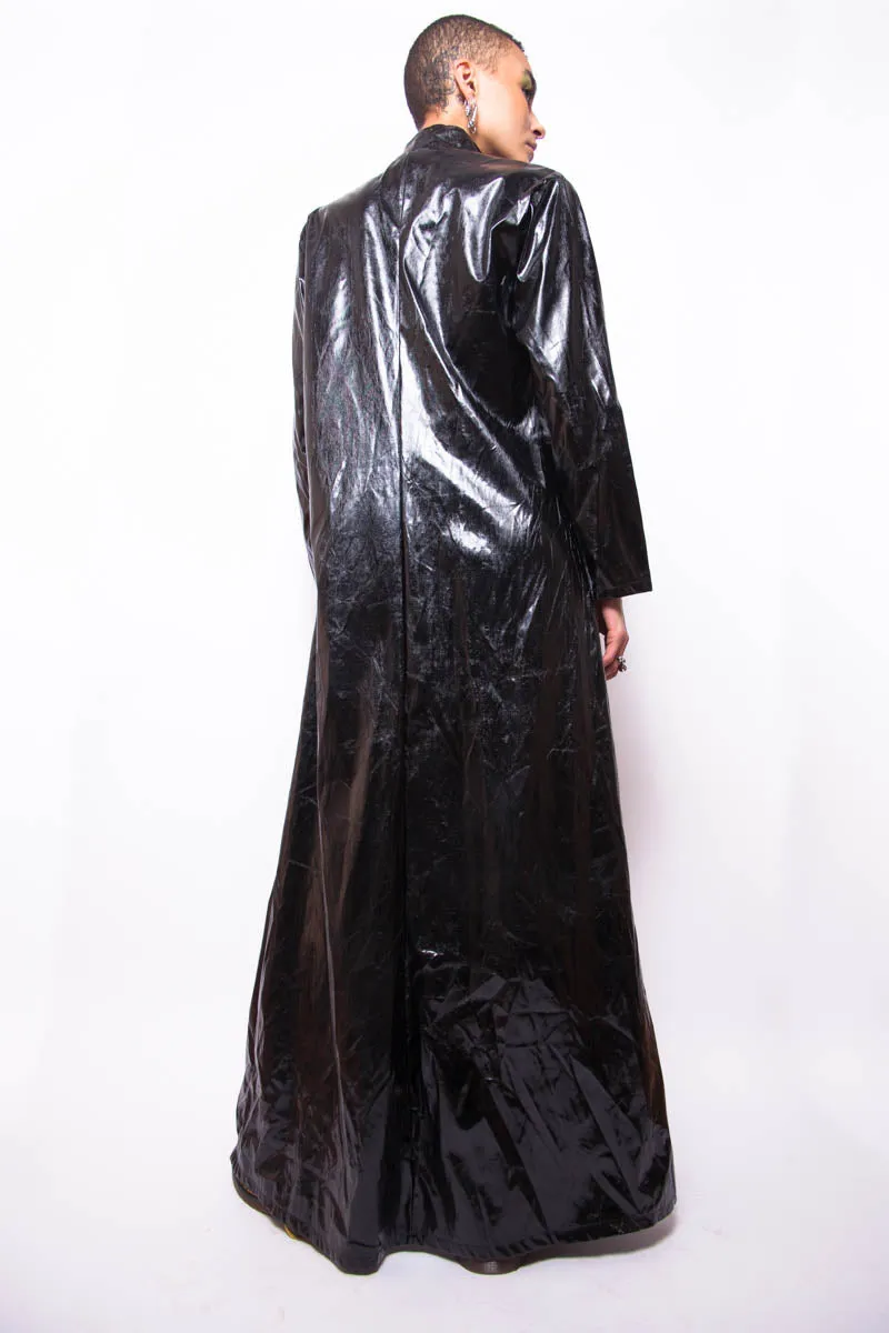 Vintage 90s PVC Fetish Long Coat