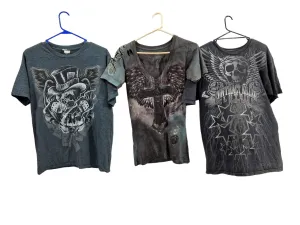 Vintage Affliction Graphics T-shirts - 10 pcs - 6/5/24