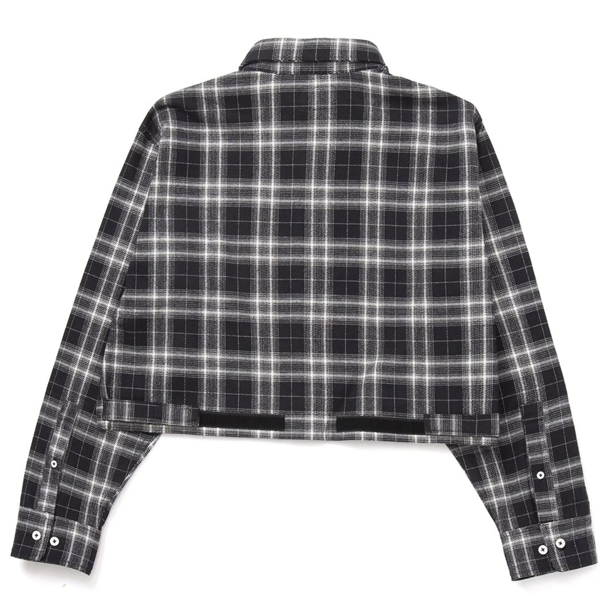 Women's Crop Flannel Shirt